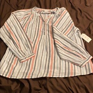 Long sleeve striped shirt